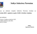 Zebranie wiejskie Sołectwa Nowotna - 26.09.2025 r.