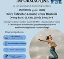SPOTKANIE INFORMACYJNE dla osób prowadzących działalność gospodarczą