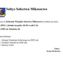 Zebranie wiejskie Sołectwa Mikoszewo - 17.09.2025 r.