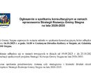 Ogłoszenie o spotkaniu konsultacyjnym w ramach opracowania Strategii Rozwoju Gminy Stegna na lata 2026-2035