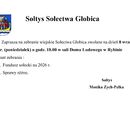 Zebranie wiejskie Sołectwa Głobica - 08.09.2025 r.
