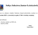 Zebranie wiejskie Sołectwa Jantar-Leśniczówka - 18.09.2025 r.