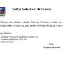 Zebranie wiejskie Sołectwa Drewnica - 16.09.2025 r.
